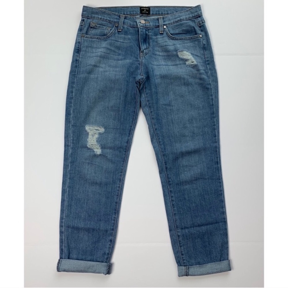 Just Black Distressed Boyfriend Jeans